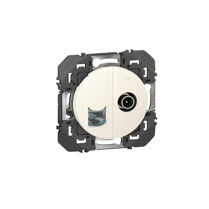 TV ET RJ45 CAT6 STP BLANC TV ET RJ45 CAT6 STP BLANC