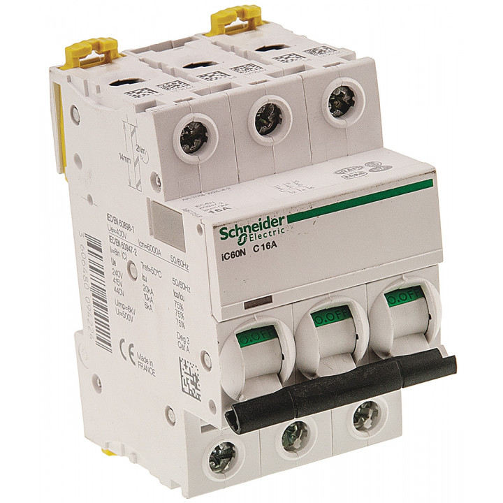 IC60 RCBO 3P C16 30mA Typ A