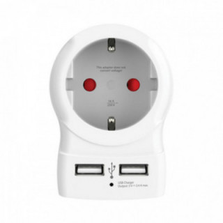 SKROSS 1500282 ADAPTATEUR USB EUROPÉEN.