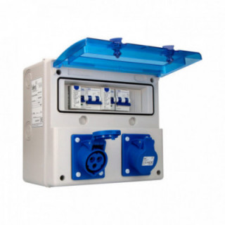 PANNEAU INDUSTRIEL ASSEMBLÉ, BASES, CÂBLAGE ET PROTECTIONS,