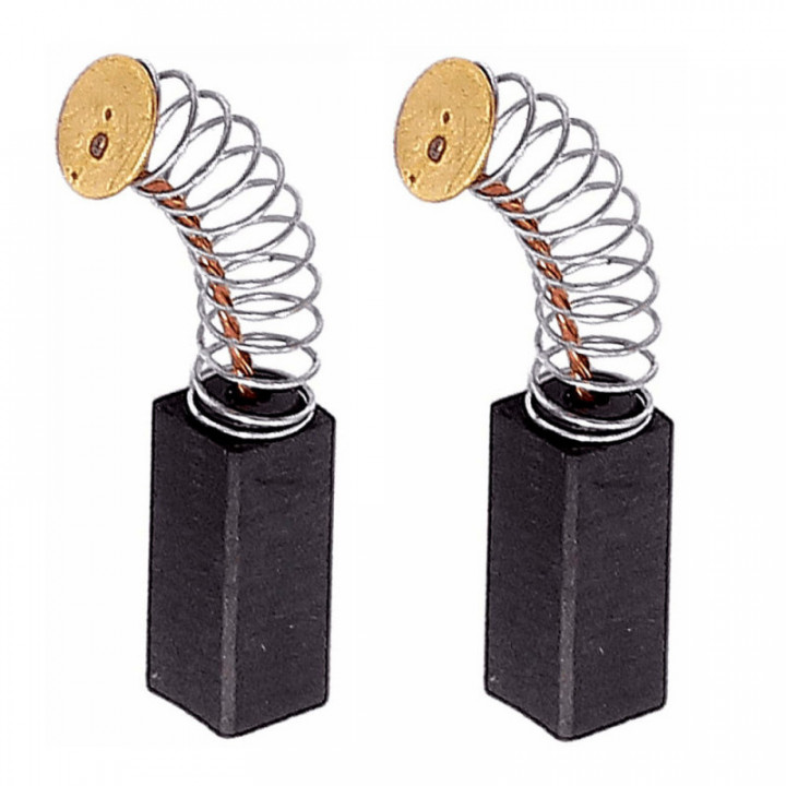 BALAIS DE CHARBON 6,35 x 6,35 x 14,5 mm  Ref. 9405, 2 unités