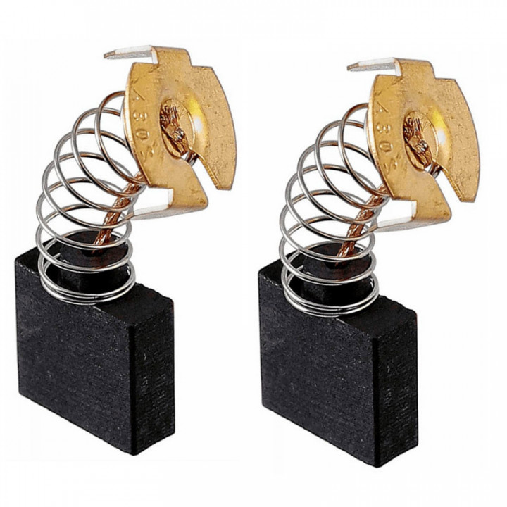 BALAIS DE CHARBON 7 x 18 x 16 mm Ref. 9505, 2 unités