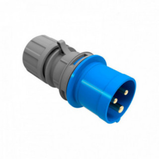 FICHE BLEUE CETAC 2P-T 16A 230V~ IP44 (EMBALLÉE)