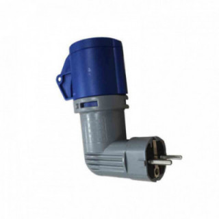 ADAPTATEUR DE FICHE COUDÉE DE TYPE SCHUKO VERS CETAC 2P-T 16