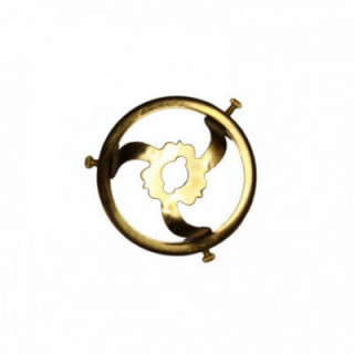 SUPPORT DE TUBE MÉTALLIQUE D6,5cm_ 2 pièces