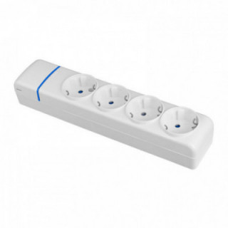 MULTIPLE BASE WITH 4 OUTLETS 2P-E, 16A 250V