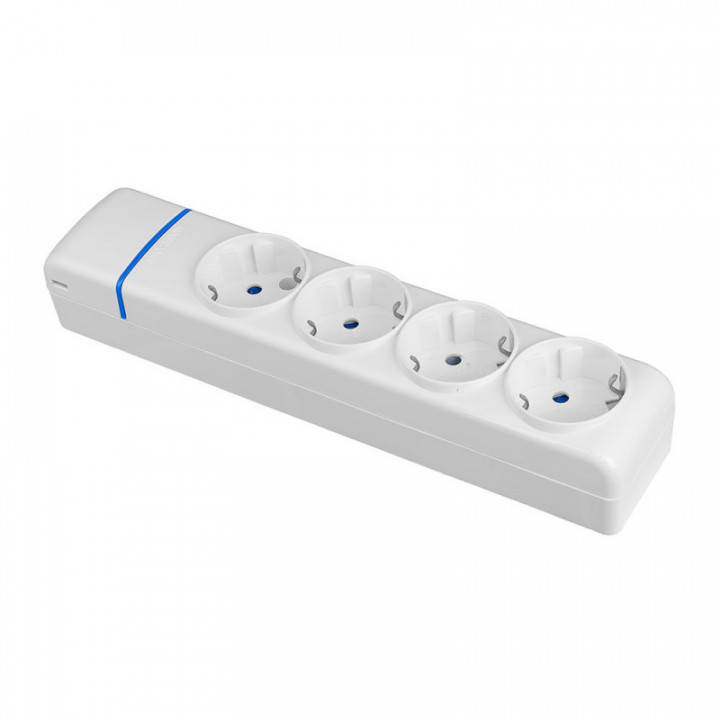 MULTIPLE BASE WITH 4 OUTLETS 2P-E, 16A 250V