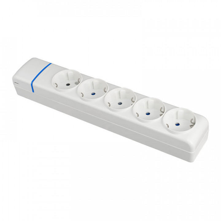 MULTIPLE BASE WITH 5 OUTLETS 2P-E, 16A 250V