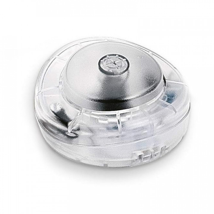 COMMUTATEUR ÉLECTRIQUE AU PIED, 2,5 A 250 V, TRANSPARENT