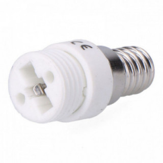 CONVERTISSEUR DE E14 À G9, 2 À 230 V, BLANC, D20 x 45 mm (SO