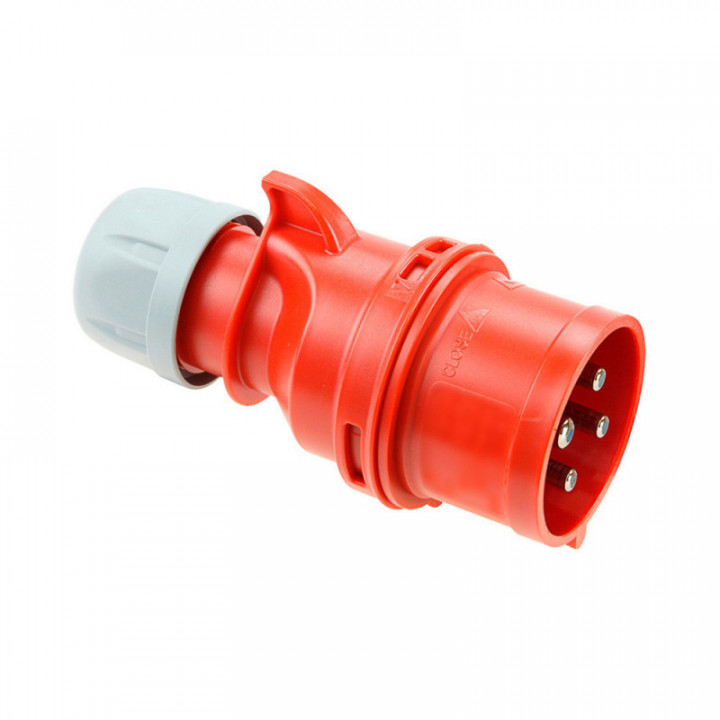 CETAC 3P-T FICHE ROUGE 32A 400V~ IP44