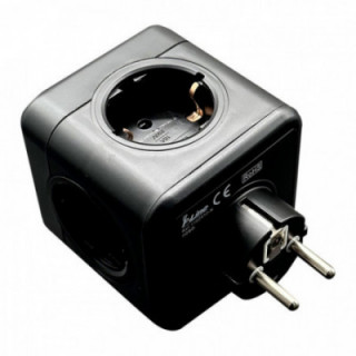 FICHE MODULAIRE 5 PRISES SCHUKO 2P-T 16 A 3680 W 250 V~ NOIR