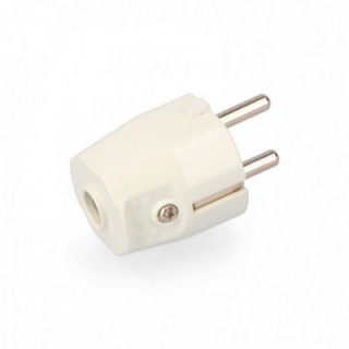 FICHE TYPE F 4,8mm 10/16A T/TL BLANCHE (EMBALLÉE)