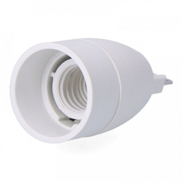 CONVERTISSEUR DE G9 À E14, 2 À 230 V, BLANC, D30 x 57 mm (SO