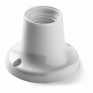 DOUILLE DE LAMPE DE SURFACE DOUILLE DROITE E27 BLANC