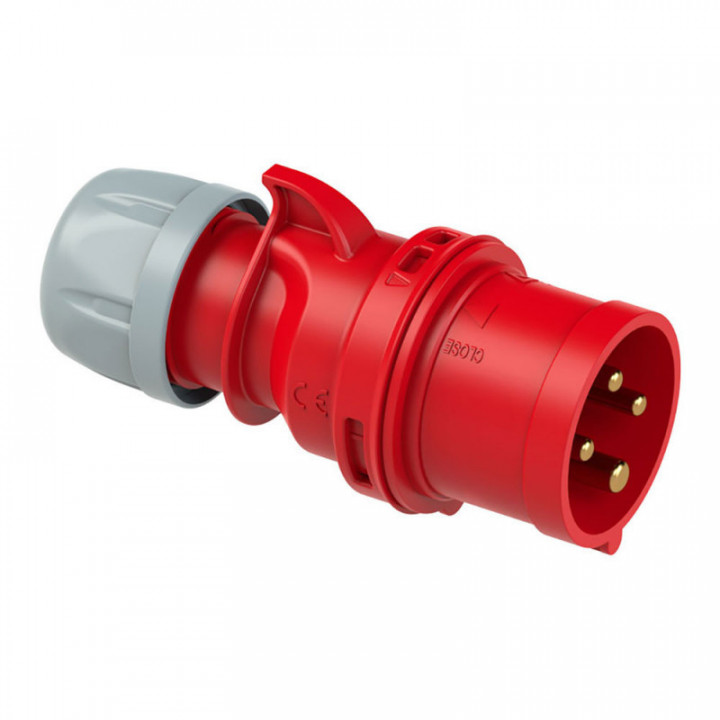 CETAC 3P-T FICHE ROUGE 16A 400V~ IP44