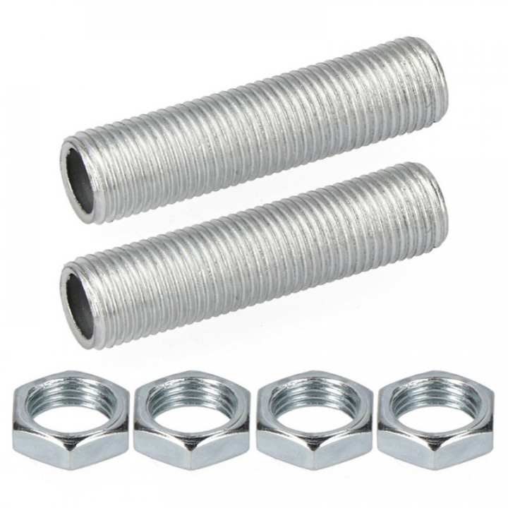 TIGES FILETÉES DE 40mm AVEC ÉCROU 10/100 (EMBALLÉ)