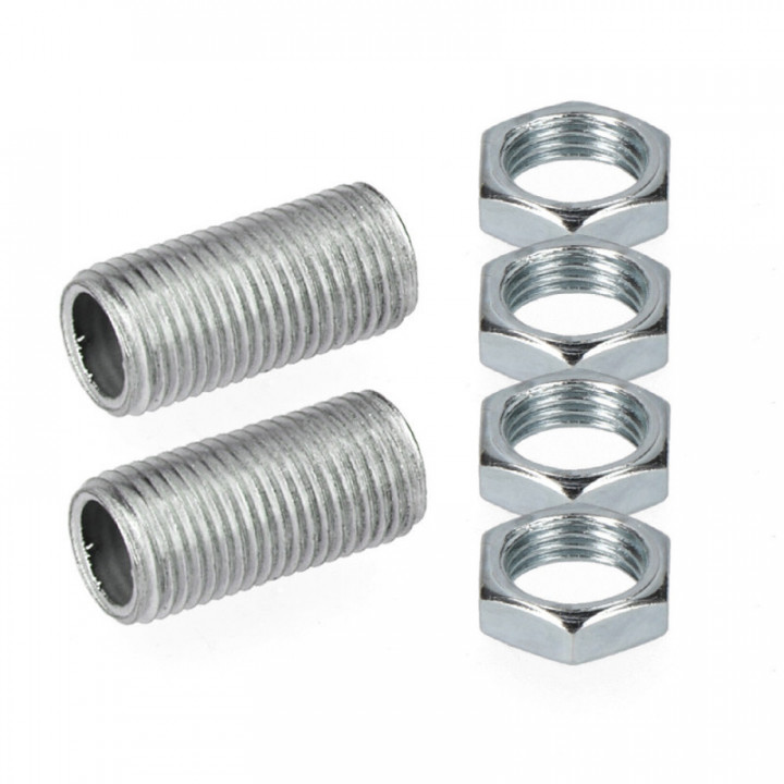 TIGES FILETÉES DE 20mm AVEC ÉCROU 10/100 (EMBALLÉ)