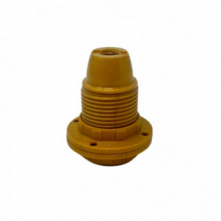 DOUILLE LAMPE E14 ASF TOUT FILETAGE - 2 RONDELLES, OR BRILLA