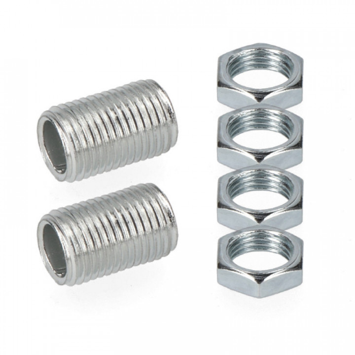 TIGES FILETÉES DE 15mm AVEC ÉCROU 10/100 (EMBALLÉ)