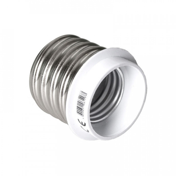 ADAPTATEUR DE DOUILLE E40 VERS E27 (UNIQUEMENT 12V OU INFÉRI