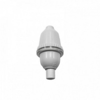 BOUTON POUSSOIR POIRE 6A BLANC