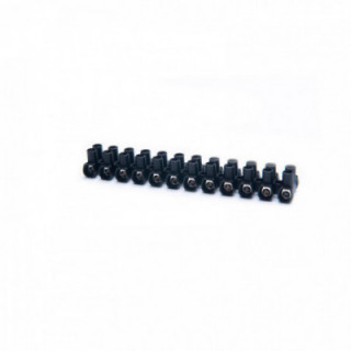 BANDE DE RACCORDEMENT 12 PÔLES 6 mm² NOIR