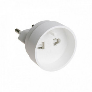 ADAPTATEUR DE VOYAGE 2P, 10A 250V SOLERA