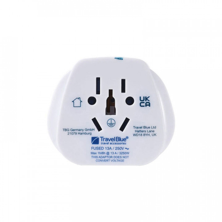 ADAPTATEUR ENTRÉE MULTIPLE WORLD WIDE VERS SORTIE UK PLUG, T