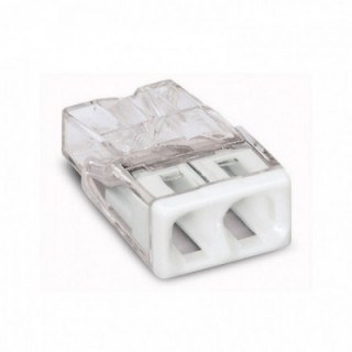 CONNECTEUR RAPIDE 2 CONDUCTEURS RIGIDES, D MAXIMUM 2,5 mm²,