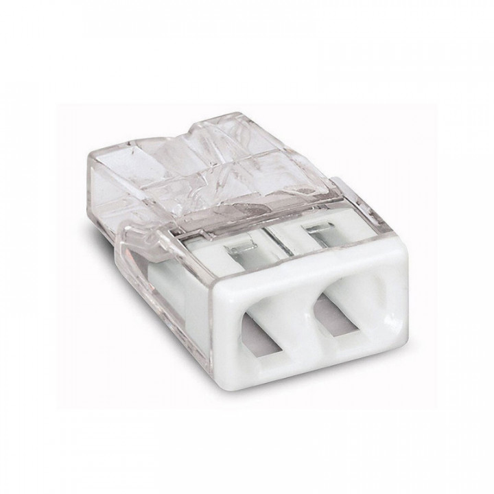 CONNECTEUR RAPIDE 2 CONDUCTEURS RIGIDES, D MAXIMUM 2,5 mm²,