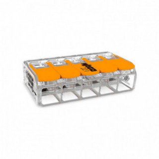CONNECTEUR RAPIDE AVEC LEVIER 5 CONDUCTEURS, D MAXIMUM 6 mm²
