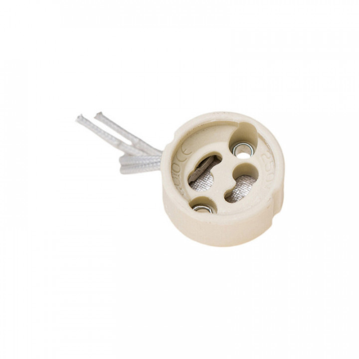 DOUILLE GU10 CÉRAMIQUE 2A 250V PGU10 SOLERA