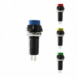 INTERRUPTEUR UNIPOLAIRE BASE RONDE 1A 250V COULEURS ASSORTIE