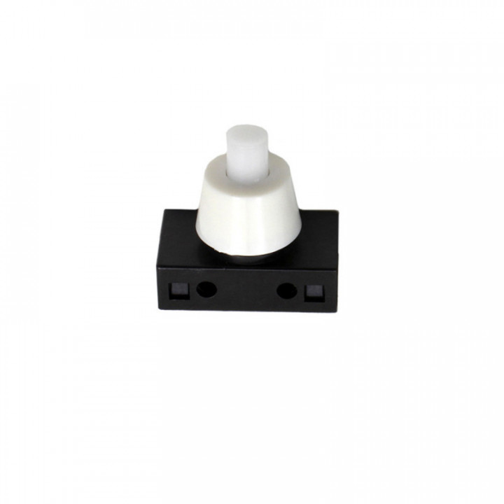 NTERRUPTEUR-POUSSOIR UNIPOLAIRE 2A 250V BLANC