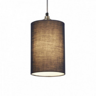 Abat-jour Clyde Cylinder 16cm - Bleu marine