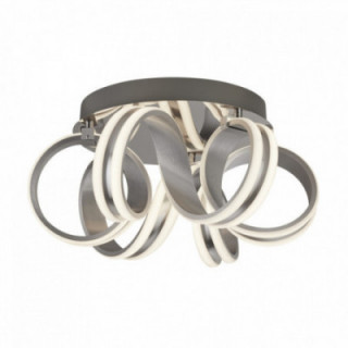 Affleurant plafond LED Lux & Belle - Satin Silver Metal