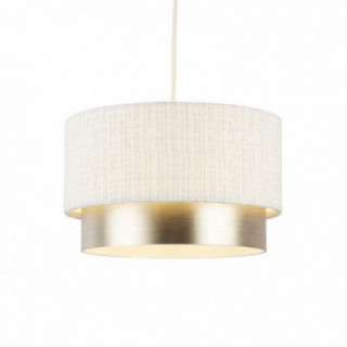 Amelie Double Tier Shade - Blanc & Champagne