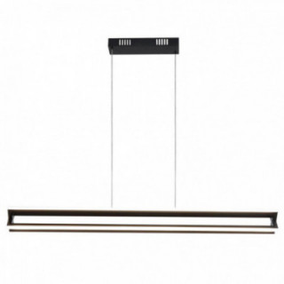 Barres LED Lux&Belle en métal noir brossé