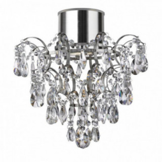Belle Chandelier - Métal chromé & cristal transparent