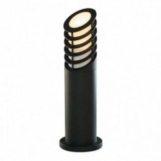 Bornes 450mm Poteau extérieur - Aluminium noir et verre, IP4