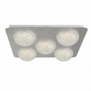 Celestia 5Lt Flush - Métal argenté & acrylique