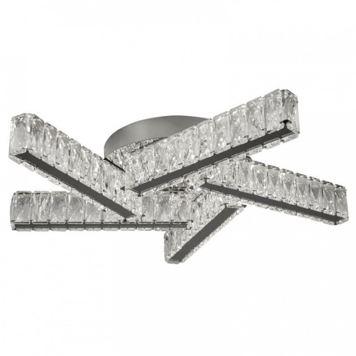 Clover 5Lt LED à leau - Chrome & verre transparent