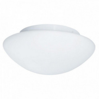 Flush Tokyo 2Lt - Métal blanc et verre opale