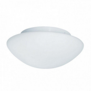 Flush Tokyo 3Lt - Métal blanc et verre opale