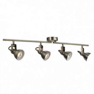 Focus 4Lt Split Bar Spotlight - Métal en laiton ancien