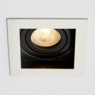 Grille 1 GU10, Blanc / Noir