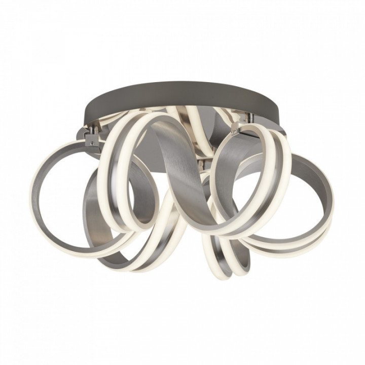 Affleurant plafond LED Lux & Belle - Satin Silver Metal