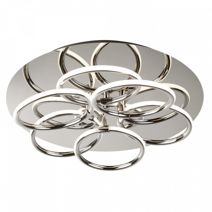 Anneau LED Lux & Belle 6Lt Affleurant le plafond - Chrome &