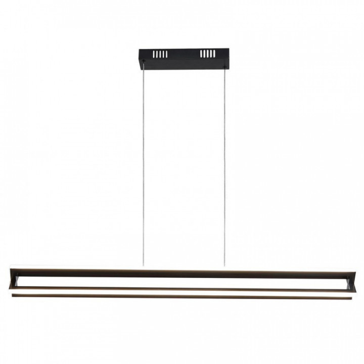 Barres LED Lux&Belle en métal noir brossé